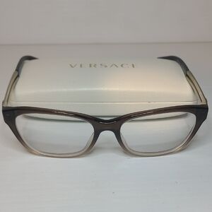 Versace Women Glasses with Brown Gradient Frame